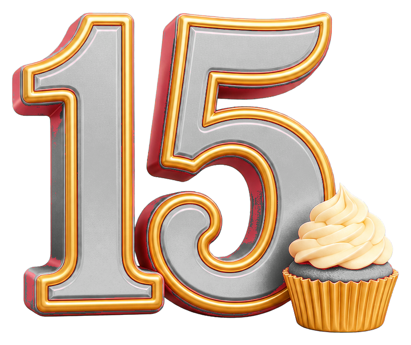 Preview for 15 Cupcake Birthday Number Sticker