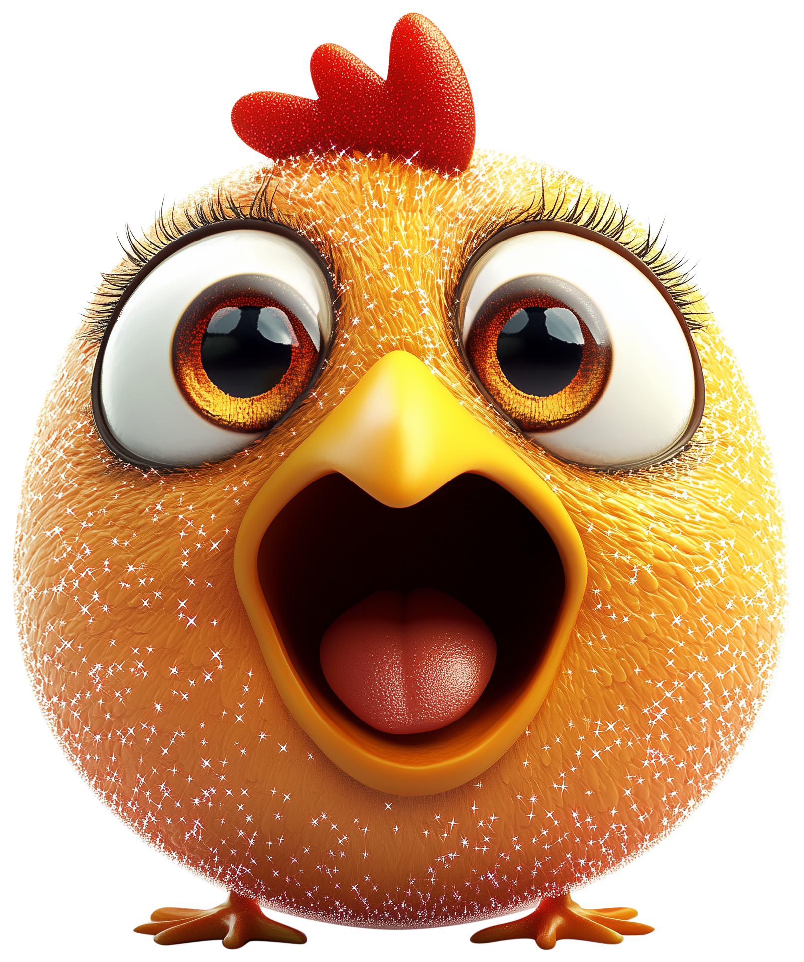 Preview for Cute Chicken Emoji Sticker
