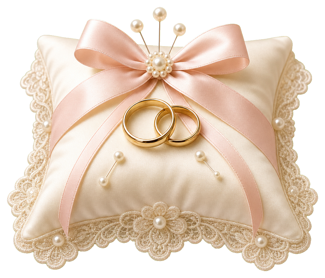 Preview for Ring Pillow Wedding Sticker