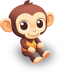 Preview for Cartoon-monkey-design-animal-sticker-2aefd