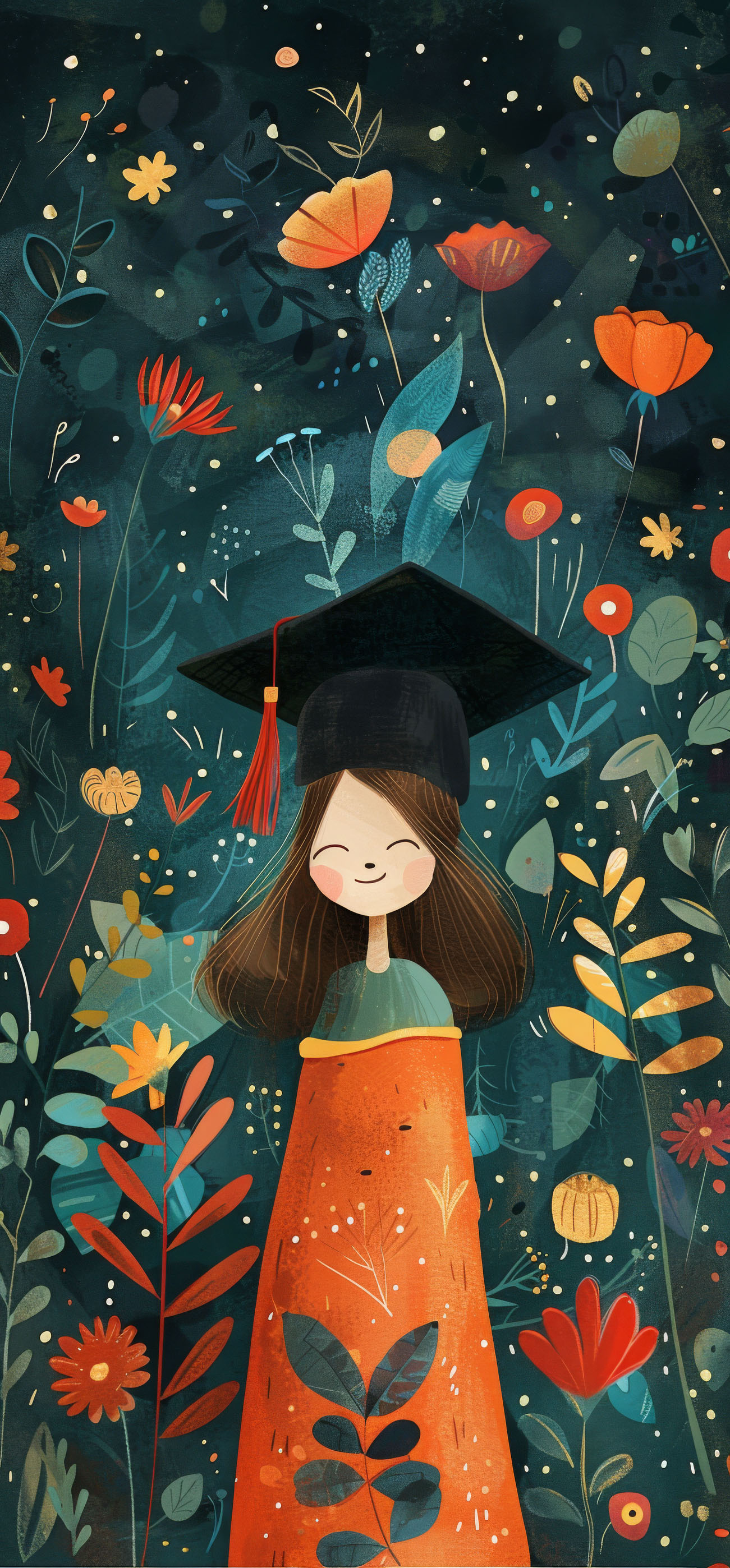 Preview for Graduation-illustration-template-graduation-phone-background-2cea7
