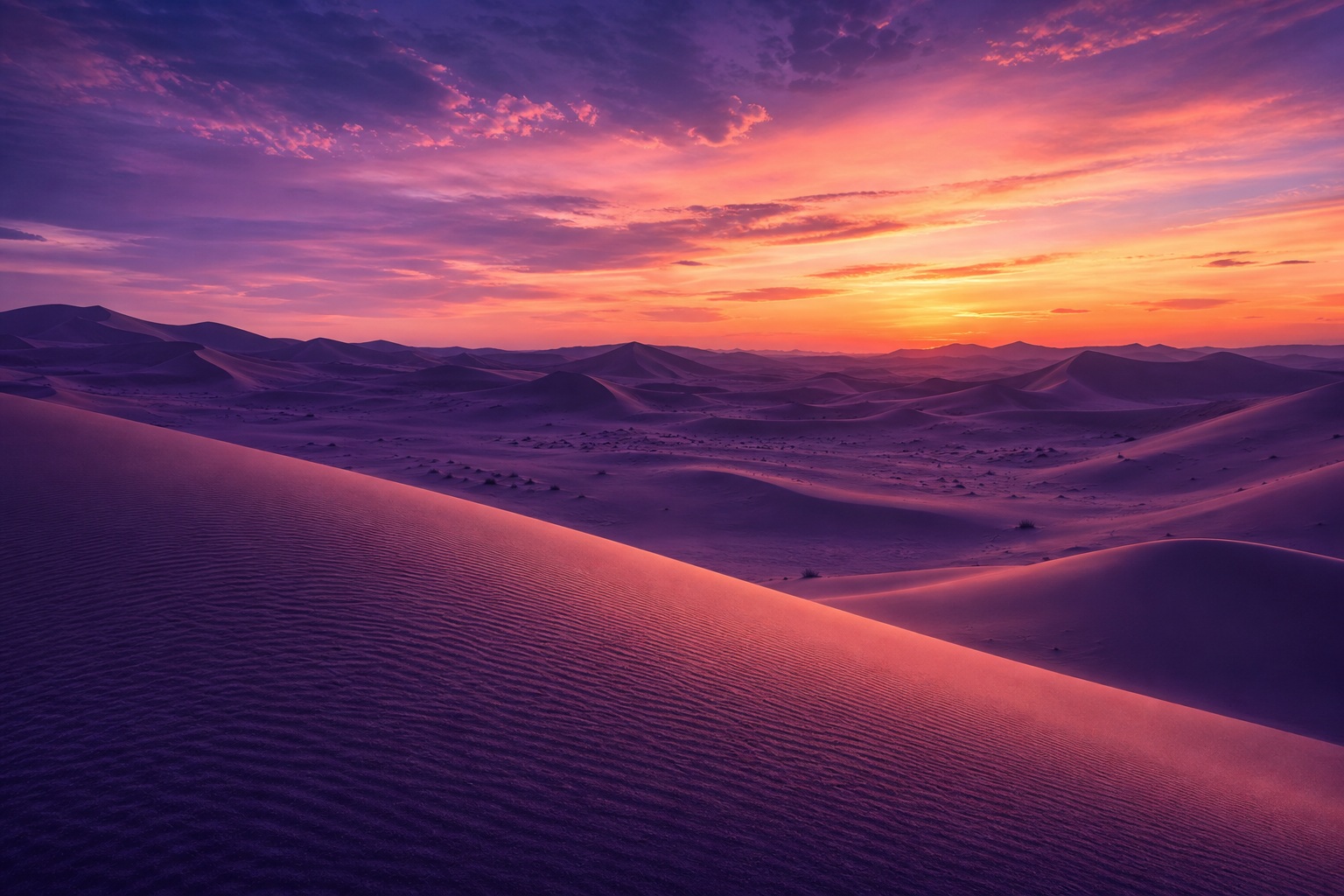 Preview for Desert Dusk Horizon Background