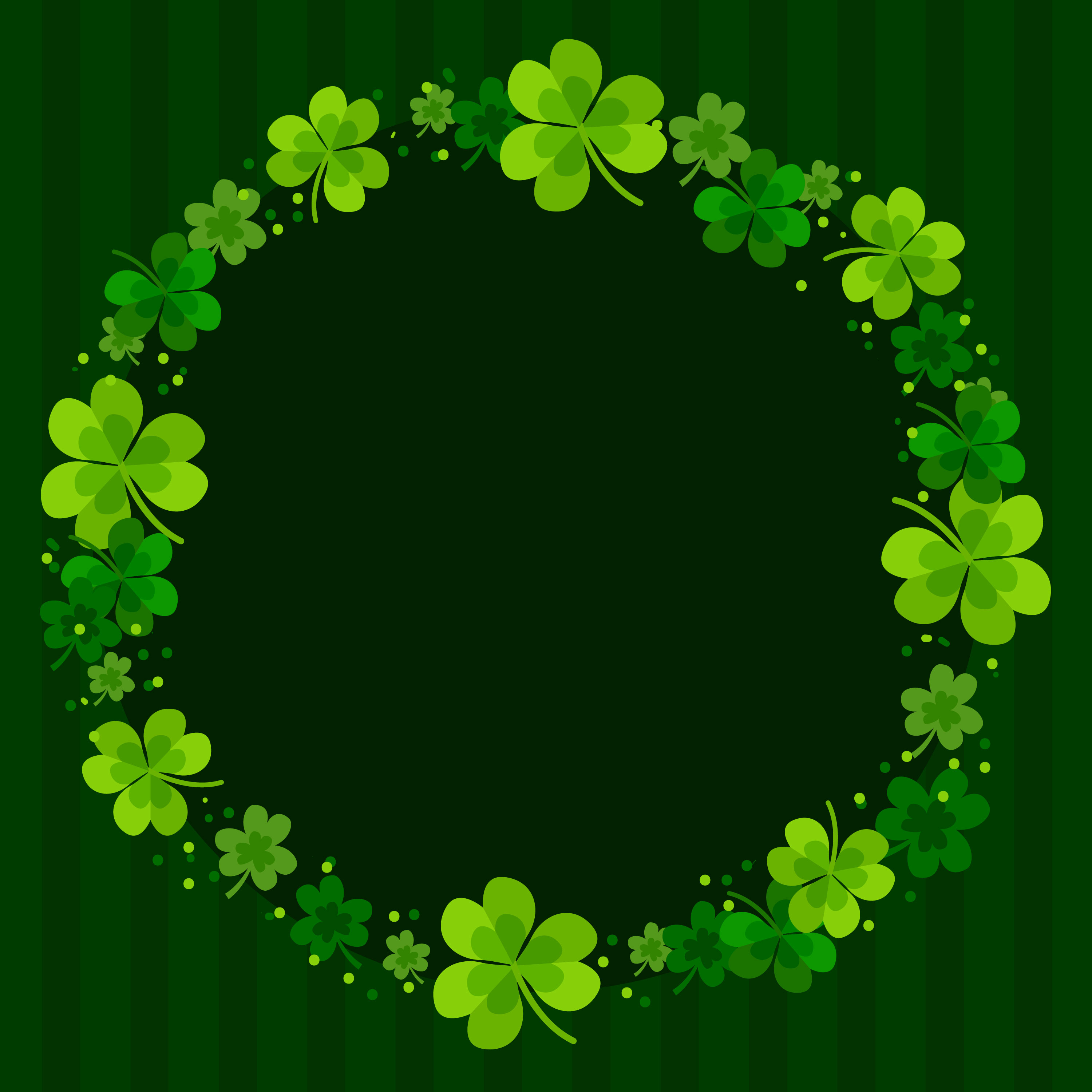 Preview for Shamrock-wreath-design-st-patricks-background-c96ec