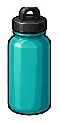 Preview for Blank Water Bottle Sticker