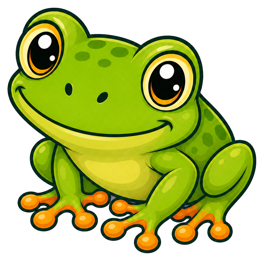 Preview for Cute Tree Frog Sticker Graphic