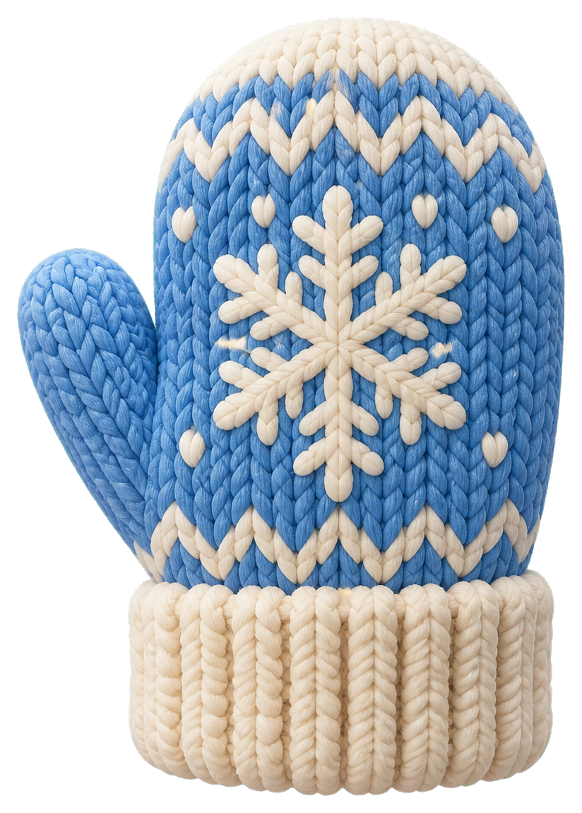 Preview for Knitted Mitten Sticker Graphic