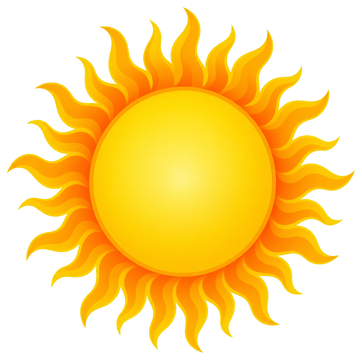 Preview for Wavy Summer Sun Sticker