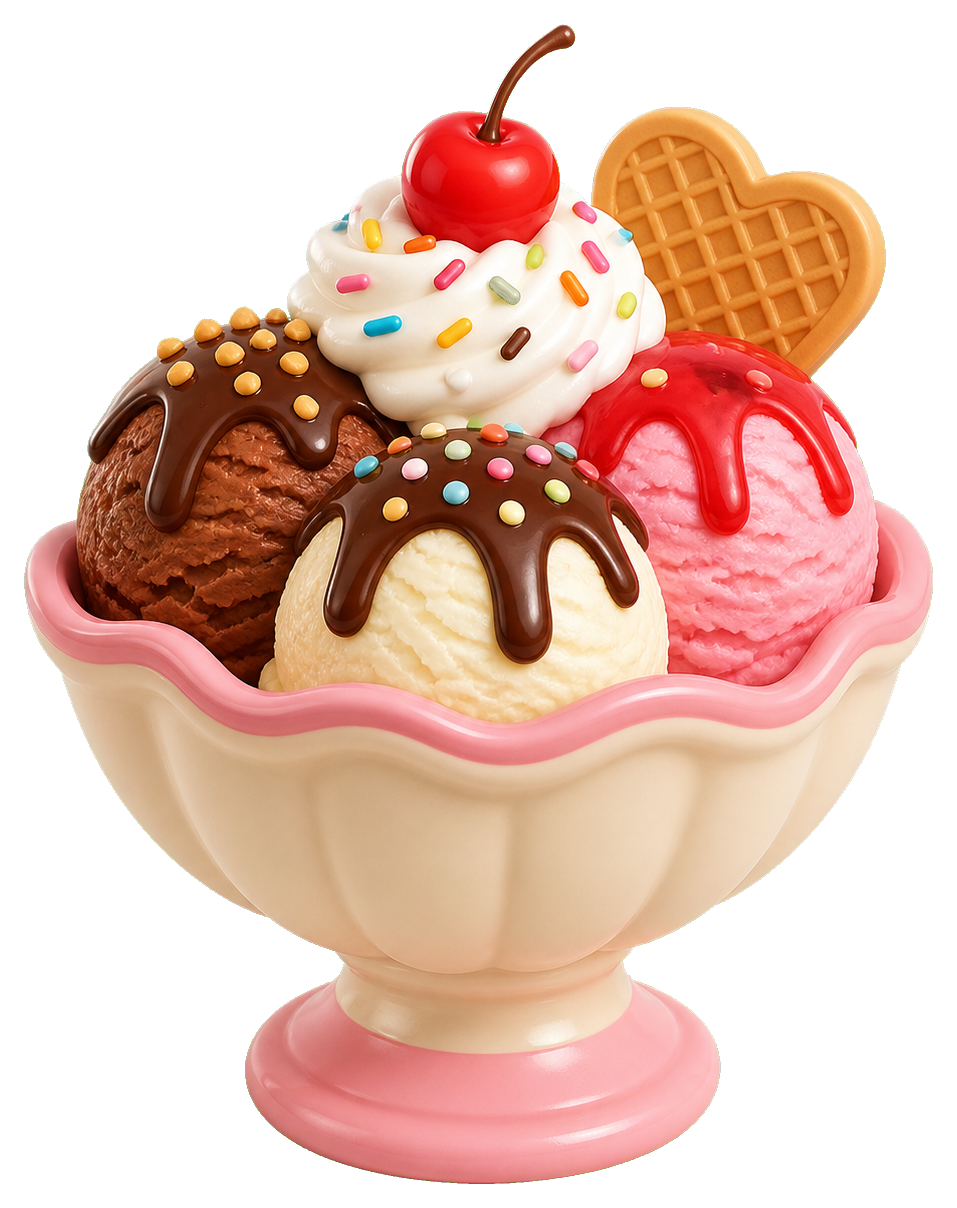 Preview for Sundae Bowl Sticker For Dessert Designs