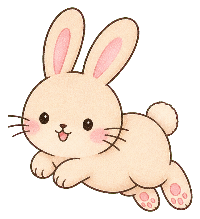 Preview for Cute Rabbit Sticker Graphic