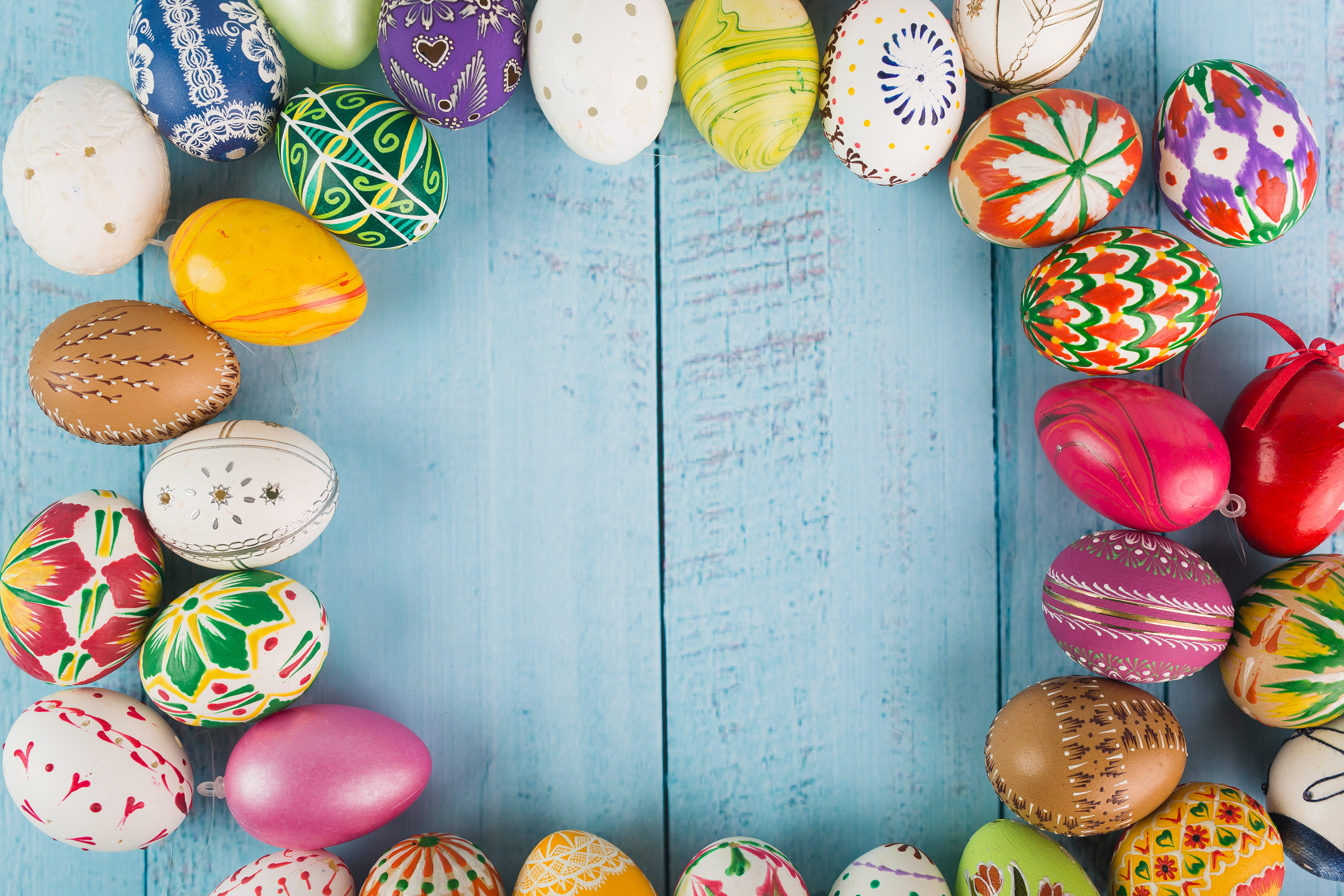 Preview for Easter-eggs-rustic-background-88e23