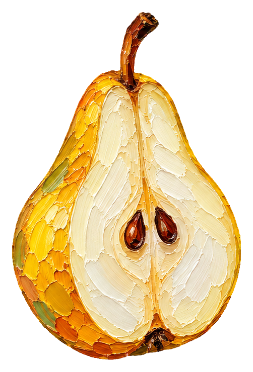 Preview for Impasto Orchard Fruit Pear Half