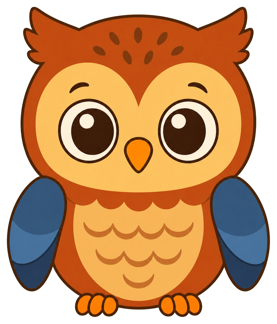 Preview for Cute Owl Sticker Graphic For Pizap Designs
