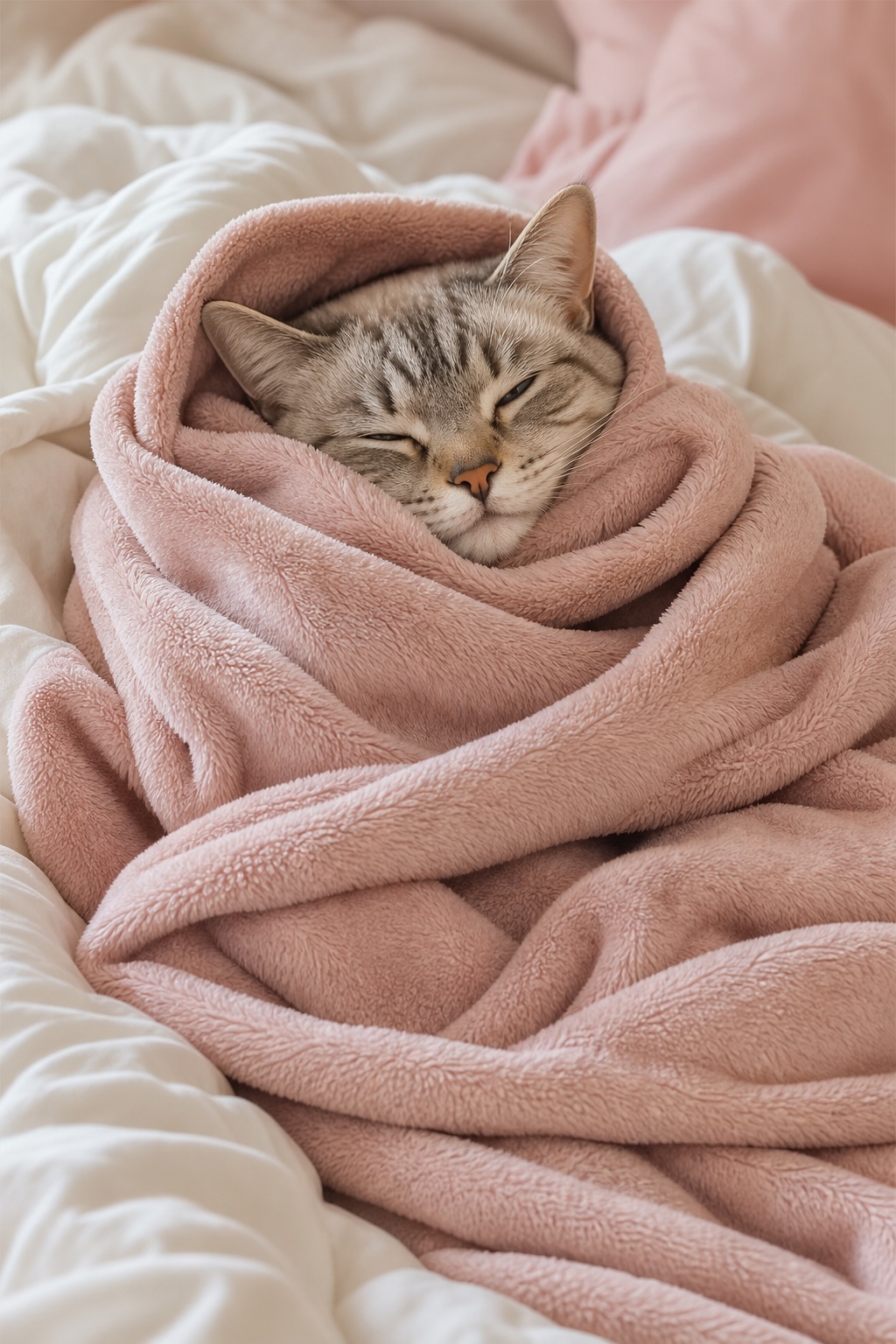 Preview for Cozy Blanket Cat Stock Background