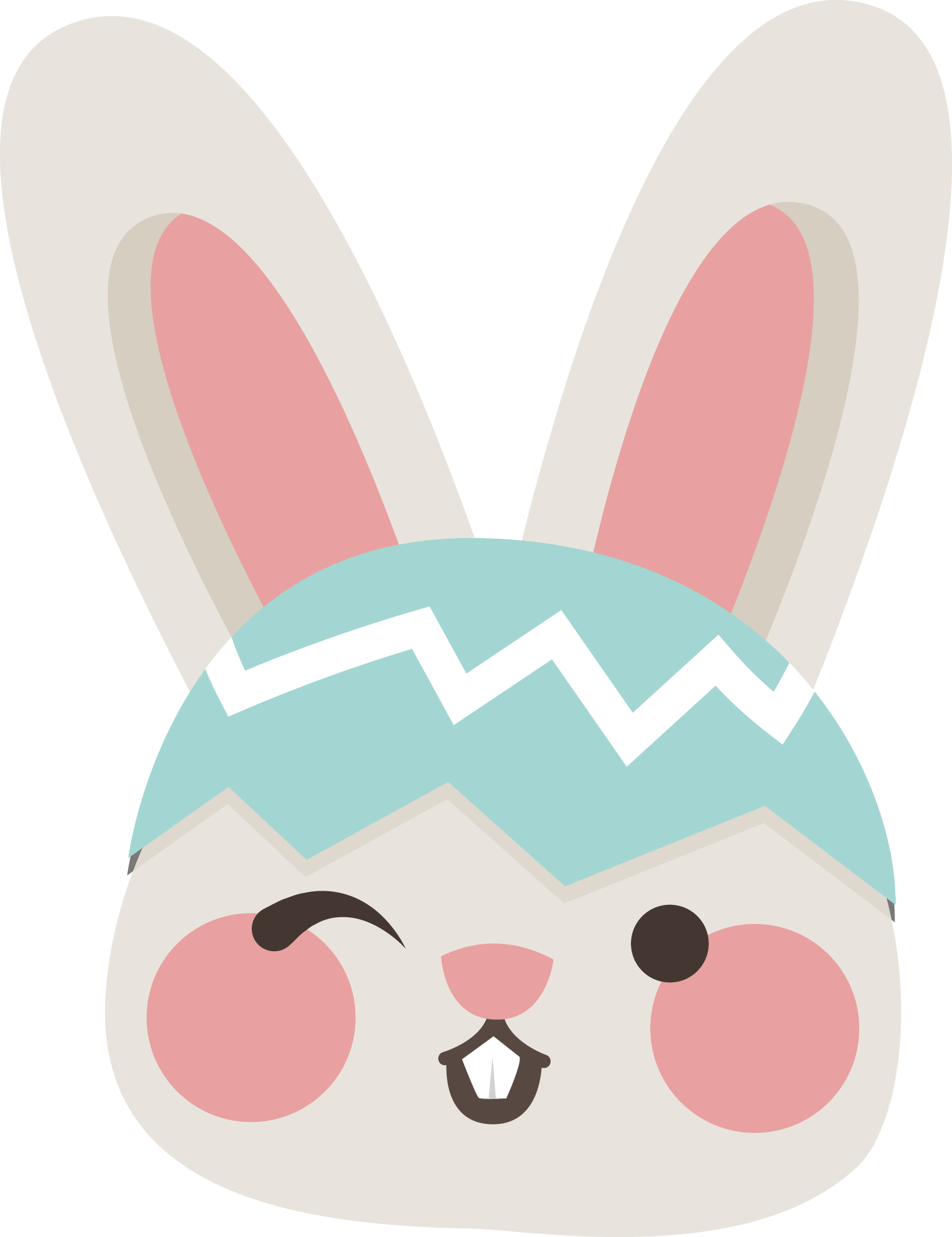 Preview for Cute-cartoon-bunny-character-easter-sticker-1337f