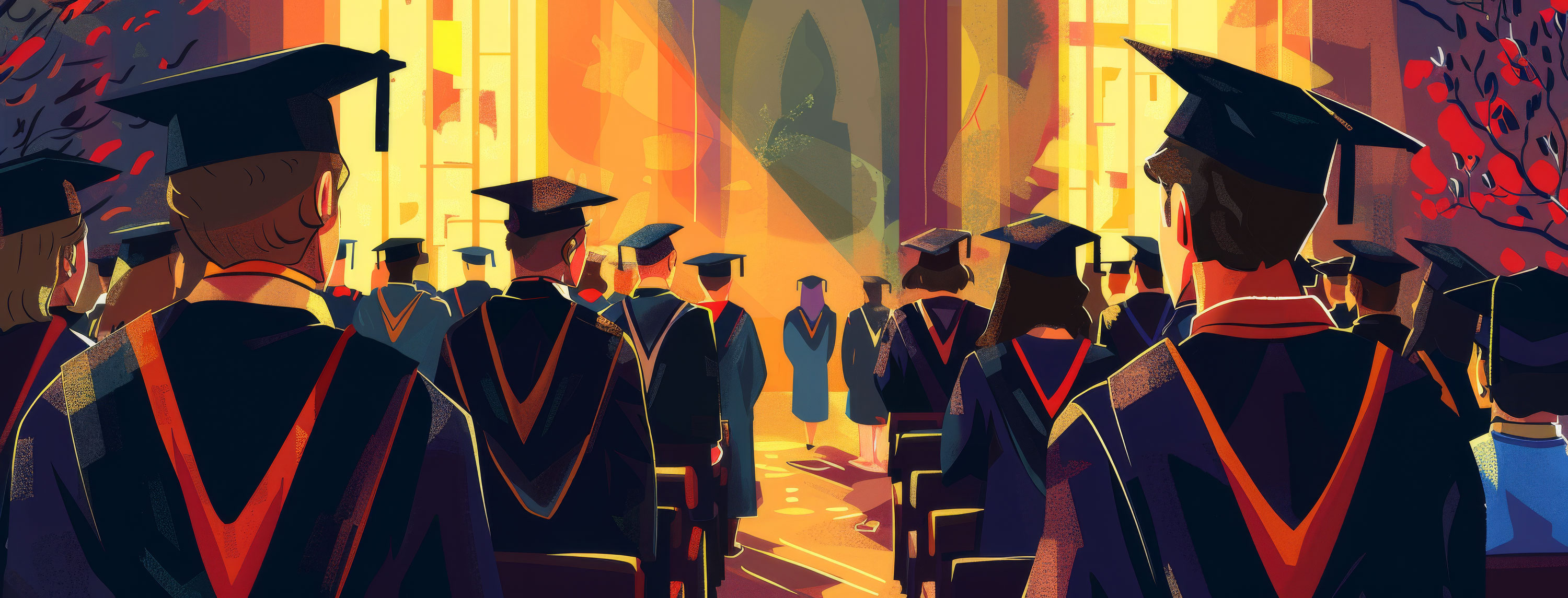 Preview for Graduation-ceremony-illustration-graduation-cover-background-b22af