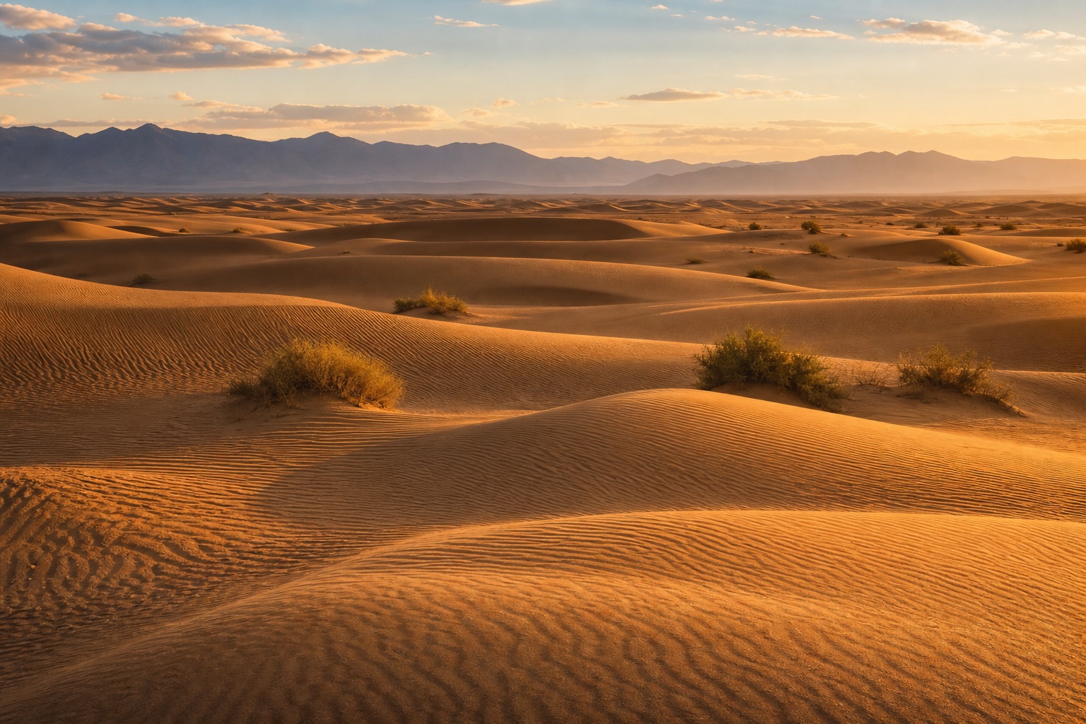 Preview for Golden Desert Dunes Stock Background