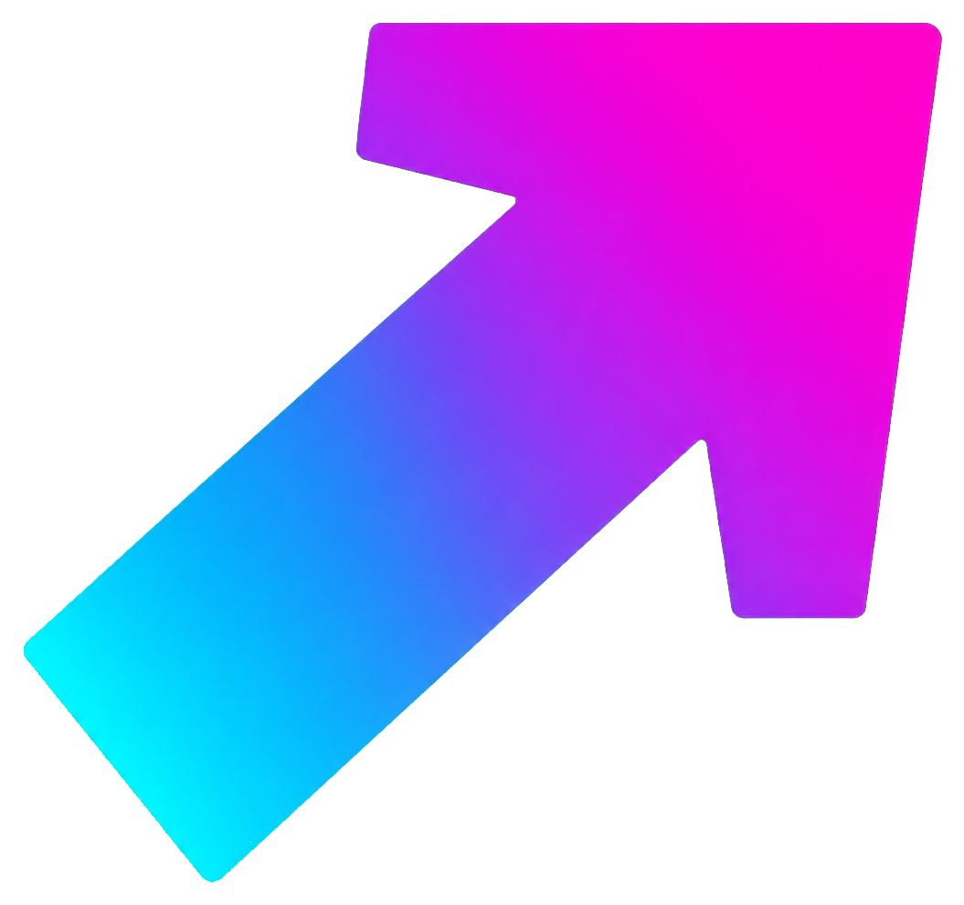 Preview for Electric Gradient Arrow Sticker