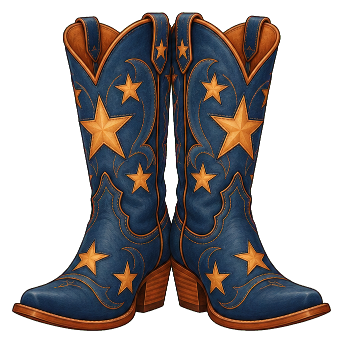 Preview for Starry Cowgirl Boots