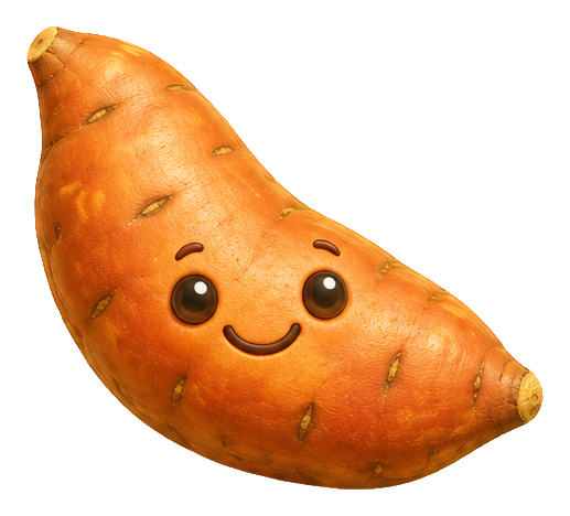 Preview for 3d Veggie Pals Sweet Potato Pal
