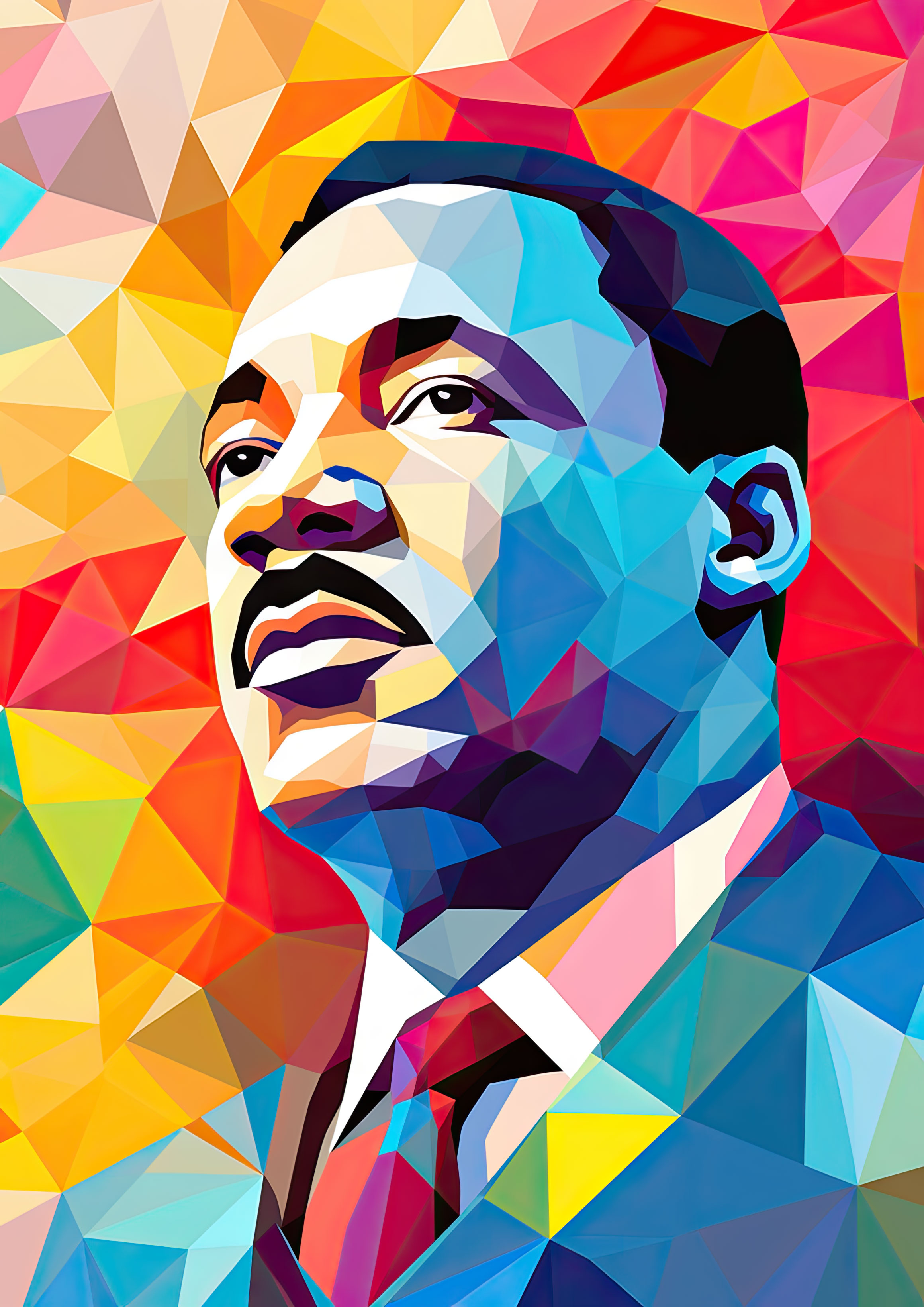 Preview for Martin-luther-king-jr-geometric-portrait-mlk-background-38206