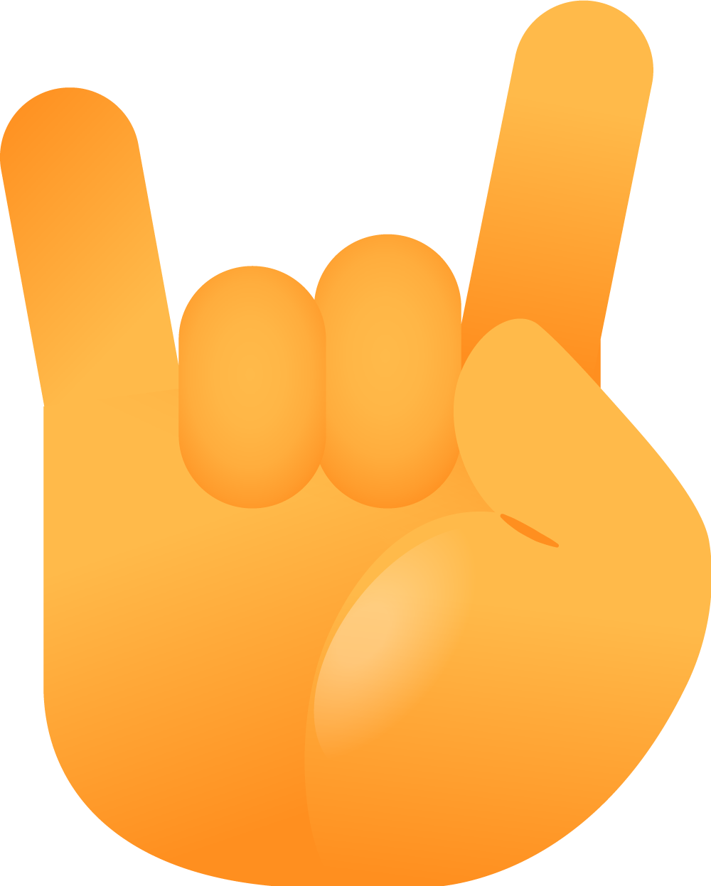 Preview for Rock-on-hand-gesture-emoji-hands-sticker-14eef