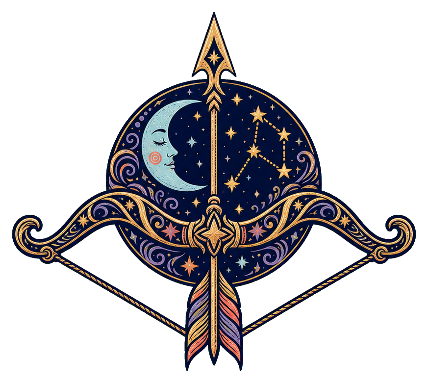Preview for Sagittarius Bow Constellation Sticker