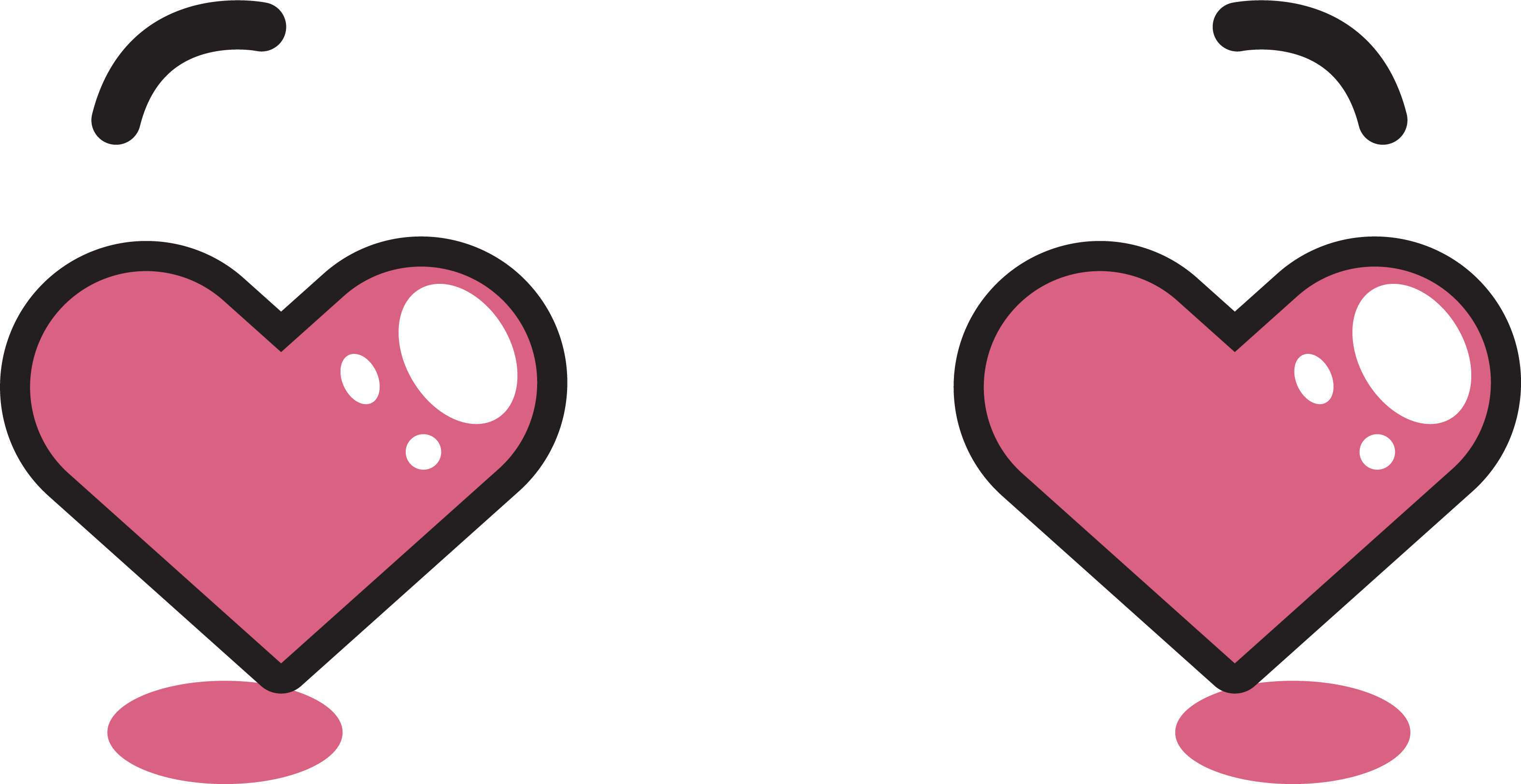 Preview for Pink-heart-icons-emoji-eyes-sticker-cd2b5