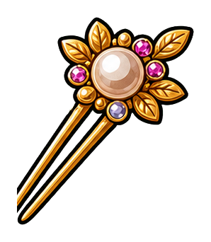 Preview for Jeweled Hairpin Sticker For Fashion Designs