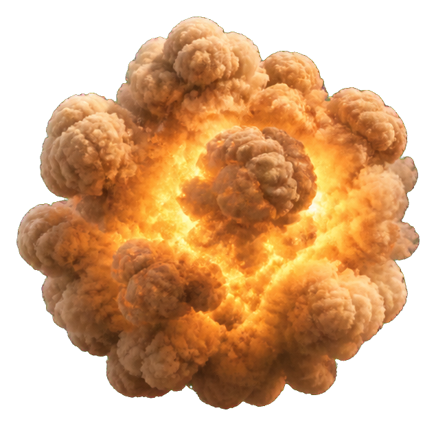 Preview for Realistic Dusty Blast Plume Sticker