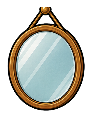 Preview for Wall Mirror Sticker Graphic