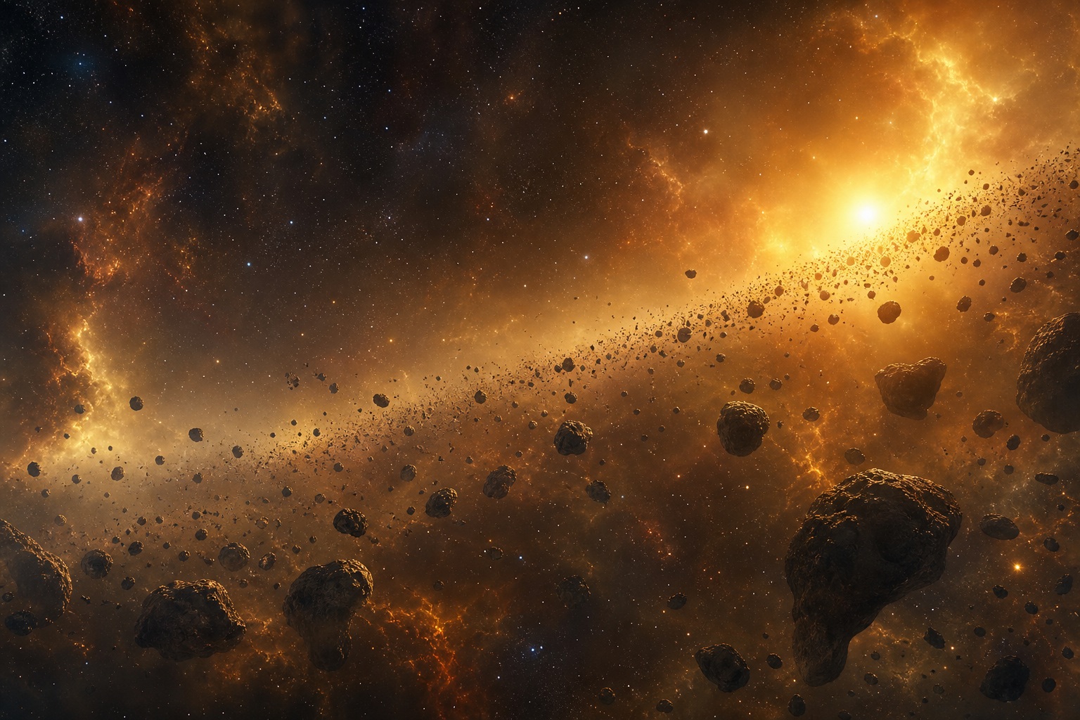 Preview for Cosmic Asteroid Space Background