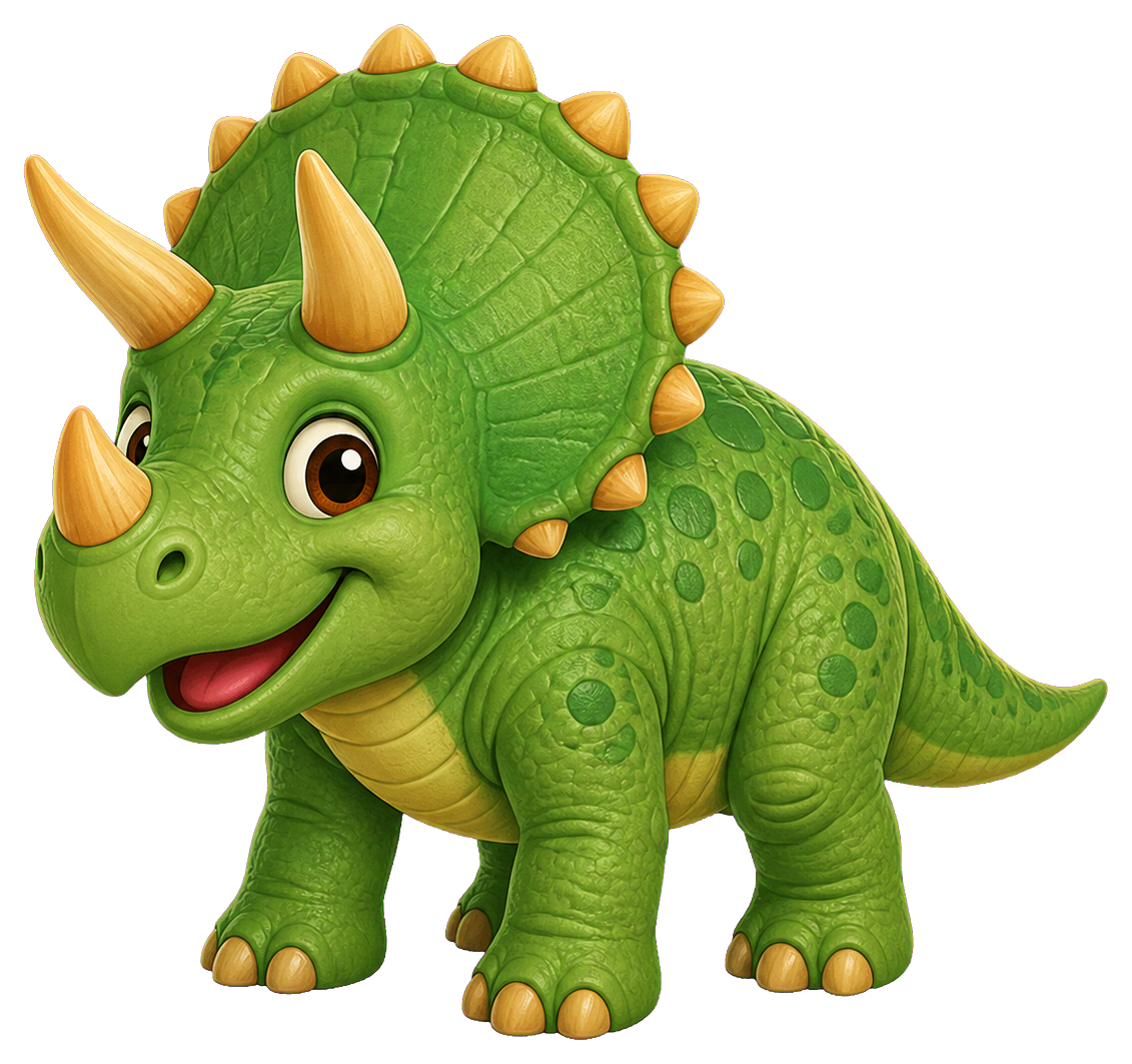 Preview for Triceratops Dinosaur Sticker Graphic