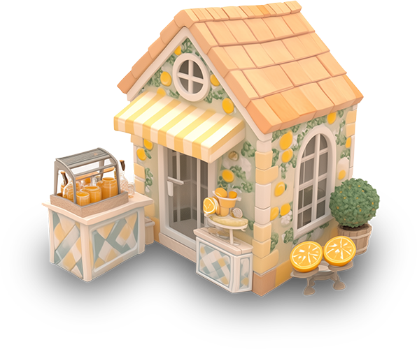 Preview for Lemonade-stand-3d-illustration-building-sticker-a5673