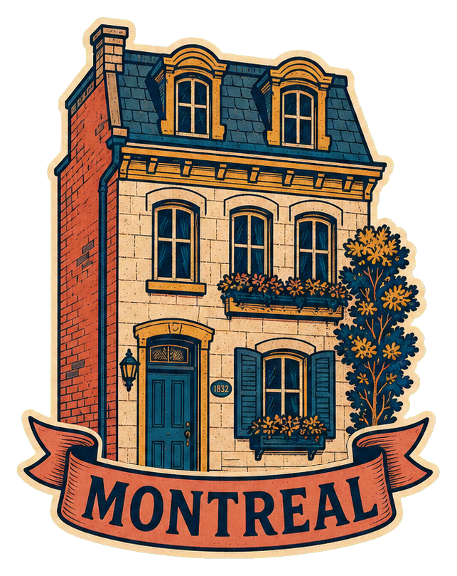 Preview for Montreal Rowhouse Sticker