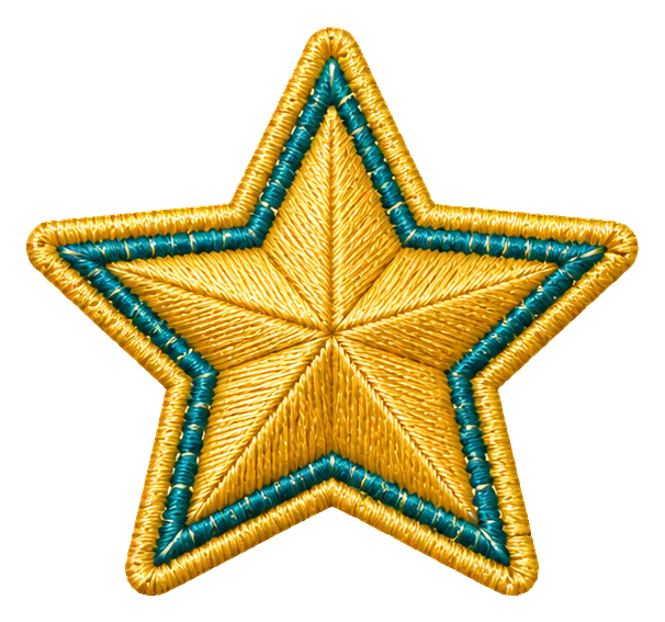 Preview for Embroidered Lucky Charms Star