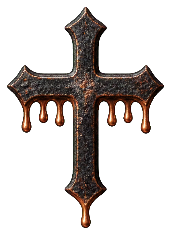 Preview for Molten Metal Cross Sticker