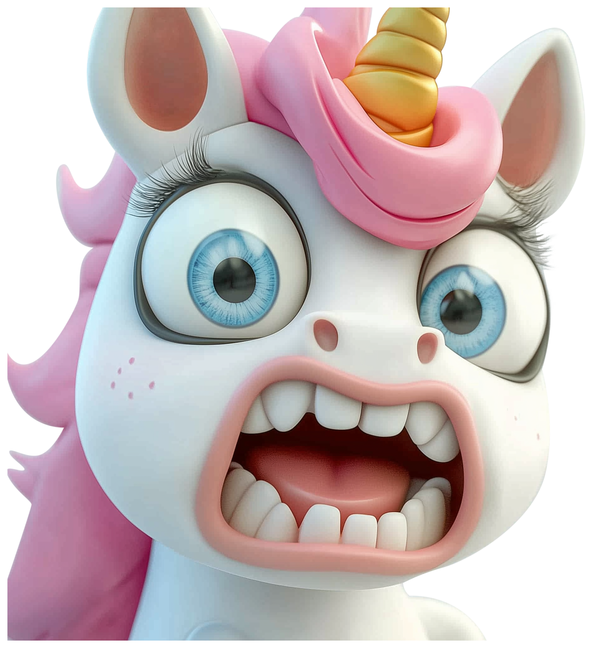 Preview for Cartoon Unicorn Emoji Sticker