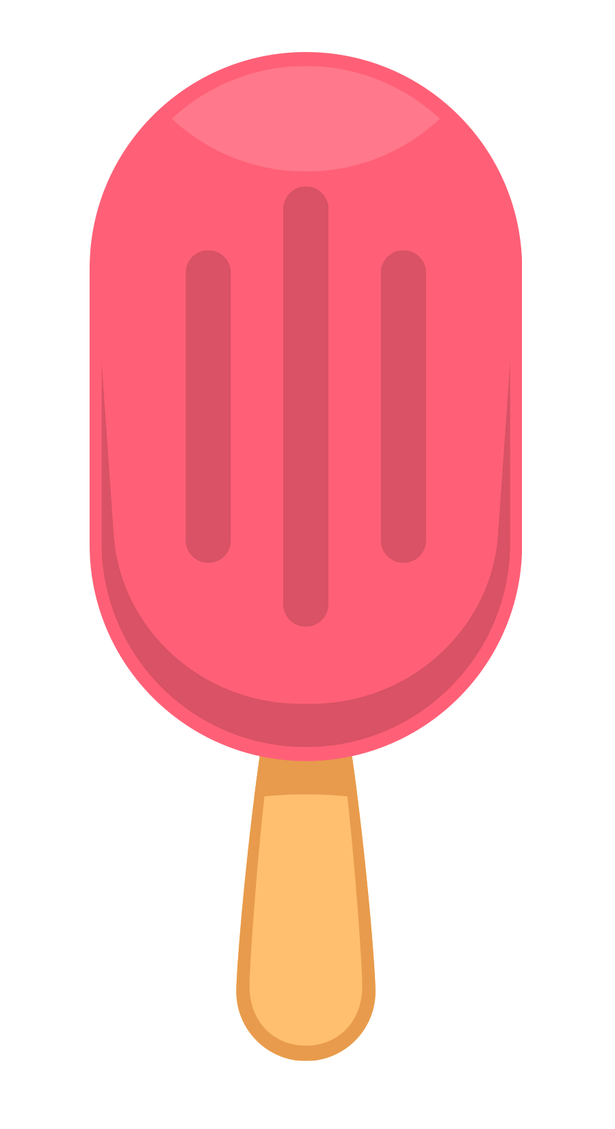 Preview for Pink-popsicle-illustration-ice-cream-sticker-6ff71