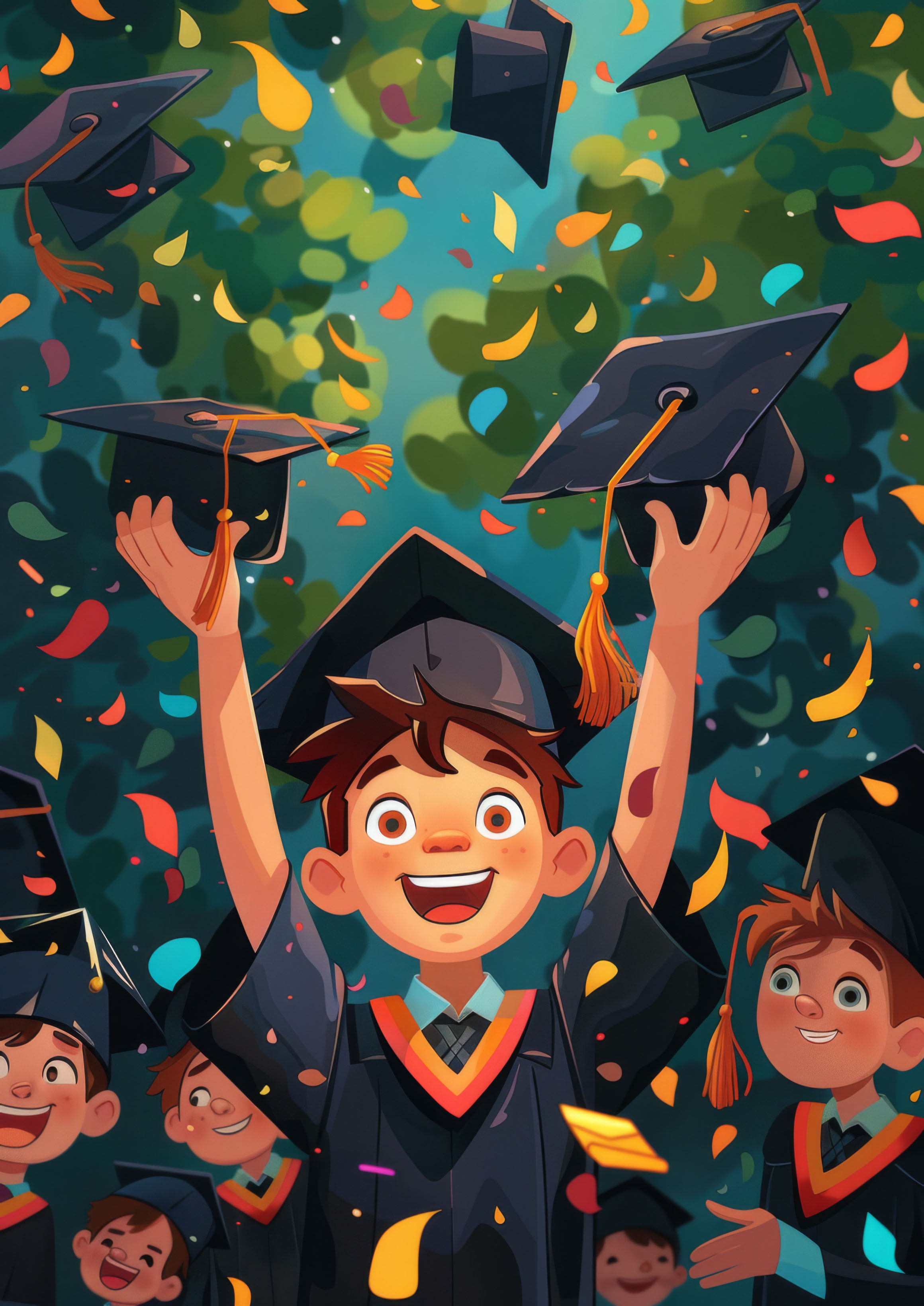 Preview for Graduation-celebration-illustration-background-8d9d3