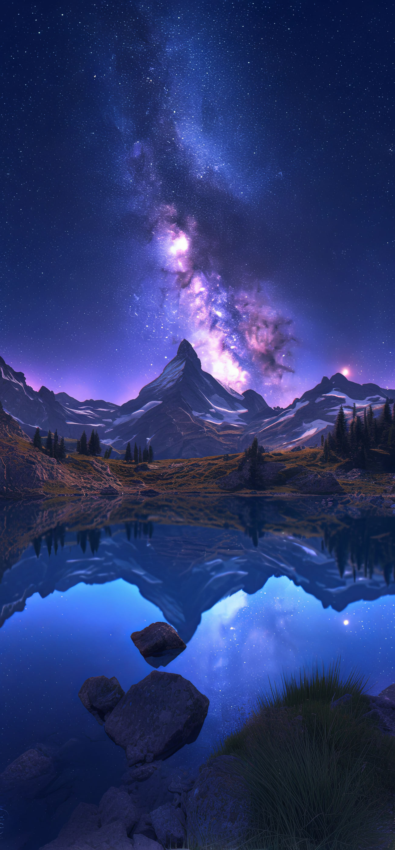 Preview for Night-sky-reflections-over-mountains-astrophotography-phone-back-82bdc