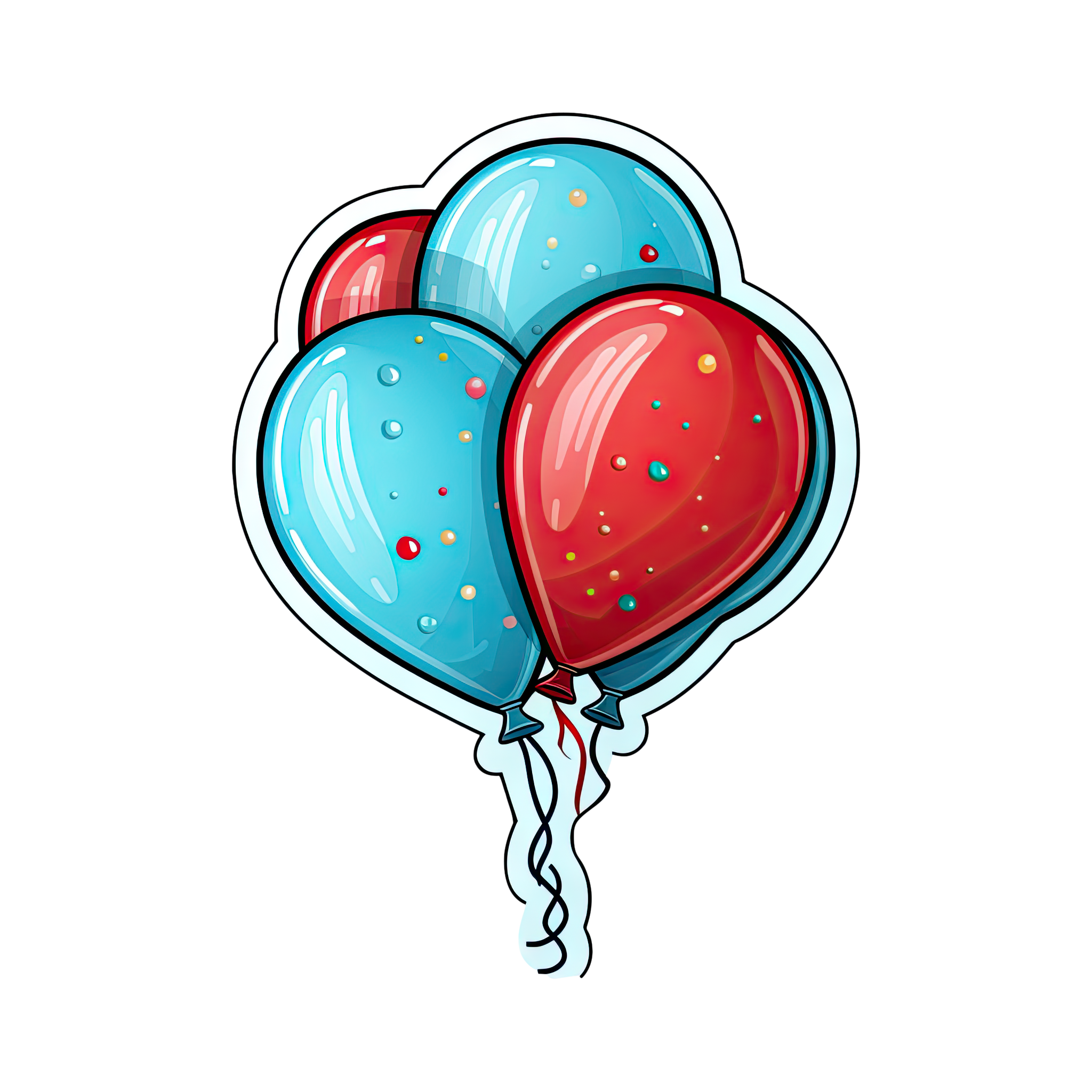 Preview for Party-balloons-illustration-new-year-sticker-5d8e5