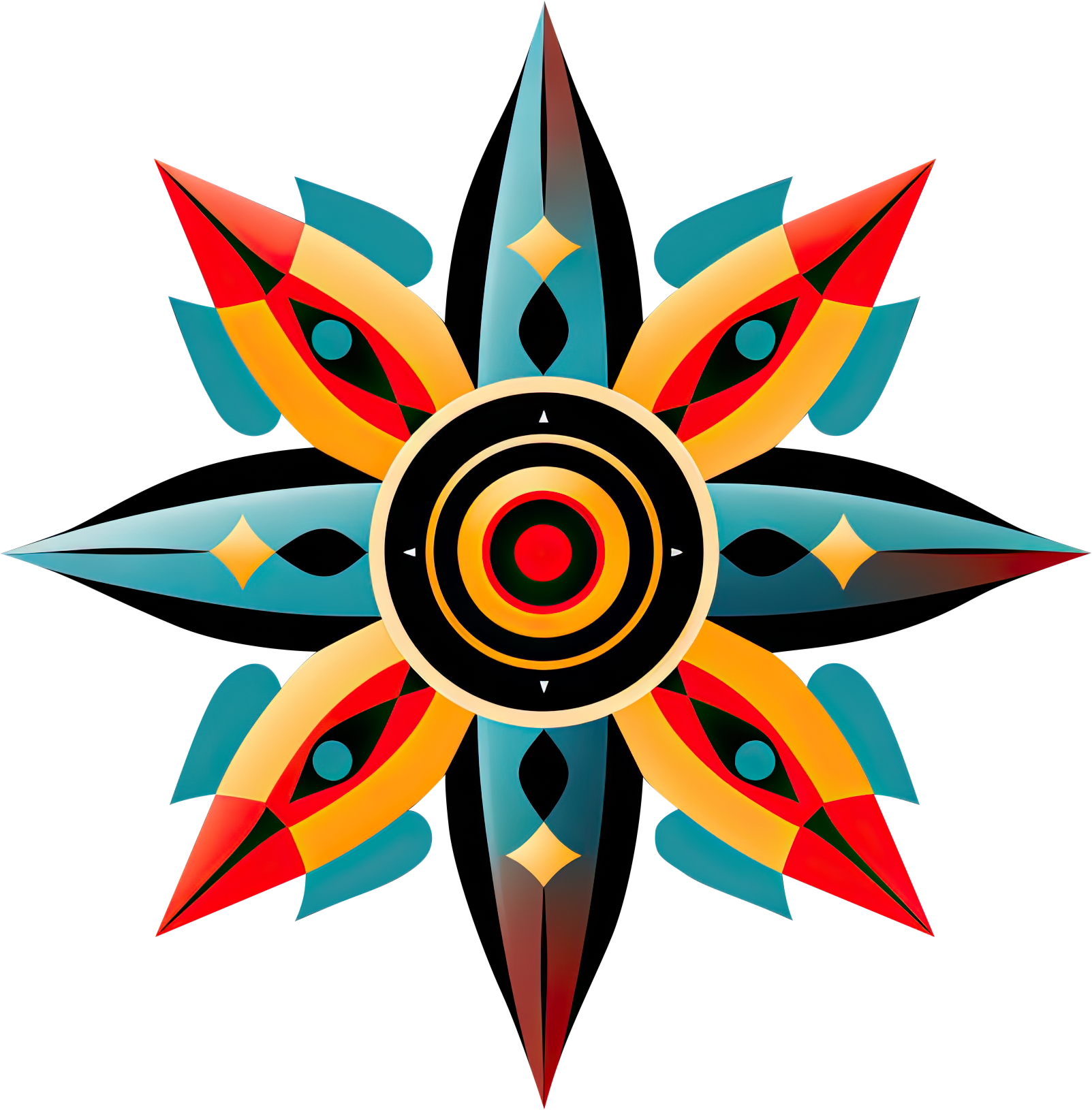 Preview for Vibrant-starburst-design-element-logo-flower-sticker-fb3bd