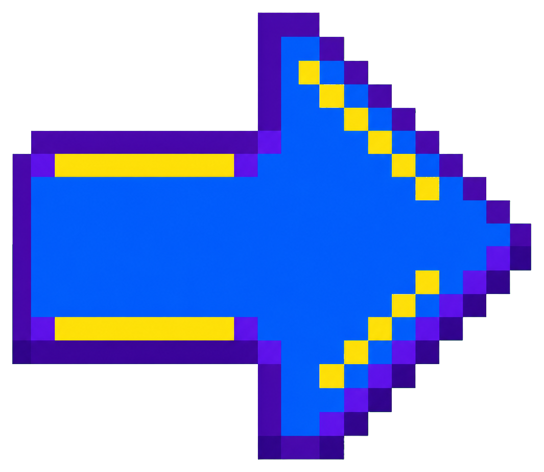 Preview for Pixel Arrow Sticker Graphic