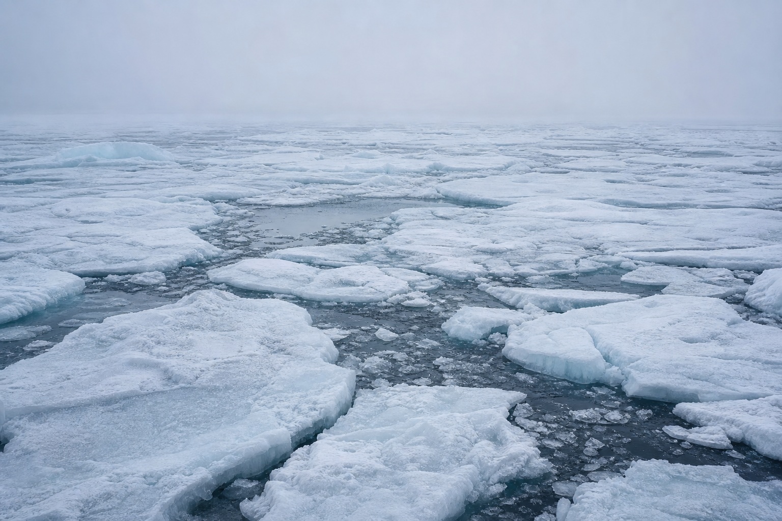 Preview for Misty Arctic Ice Field Background