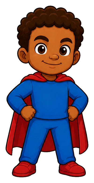 Preview for Brave Caped Child Sticker