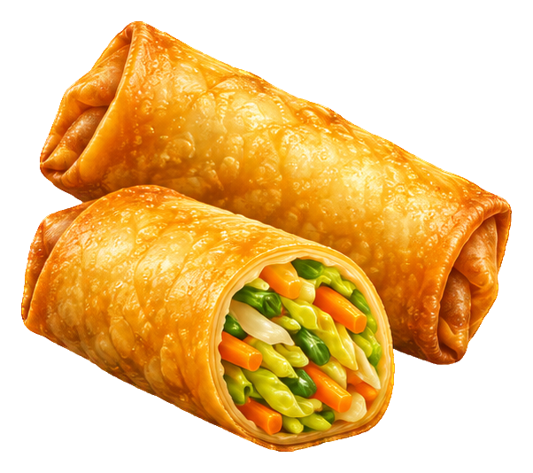Preview for 3d Picnic Snacks Spring Roll Pair
