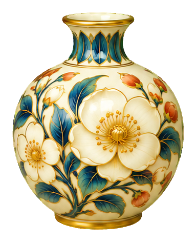 Preview for Porcelain Flower Vases Lemon Blossom Vase