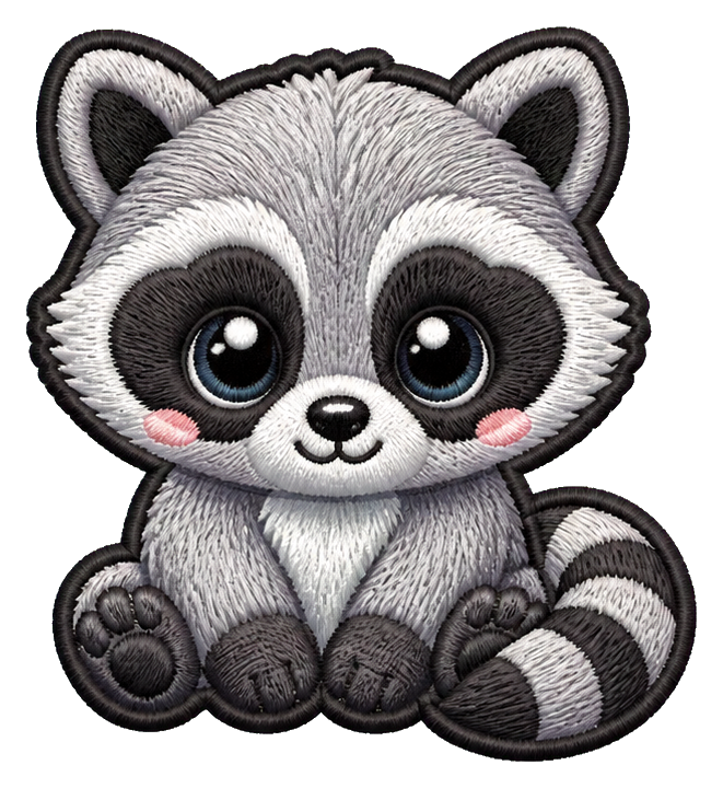 Preview for Heart Mask Raccoon Sticker