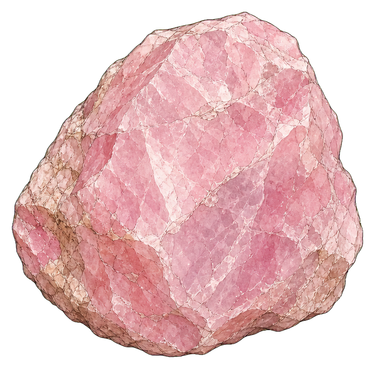 Preview for Rose Quartz Chunk Sticker