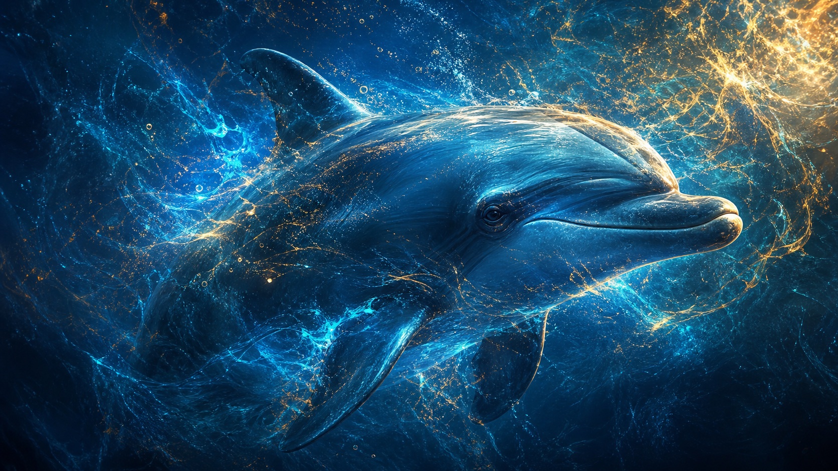 Preview for Dolphin Sapphire Current Stock Background